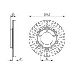 BOSCH Bremsscheibe