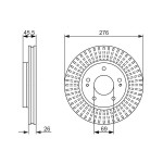 BOSCH Bremsscheibe