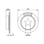 BOSCH Bremsscheibe