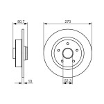 BOSCH Bremsscheibe
