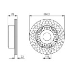 BOSCH Bremsscheibe