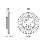 BOSCH Bremsscheibe