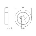 BOSCH Bremsscheibe