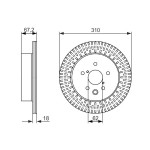 BOSCH Bremsscheibe