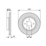 BOSCH Bremsscheibe