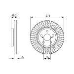BOSCH Bremsscheibe