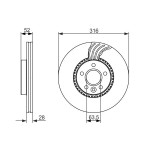 BOSCH Bremsscheibe