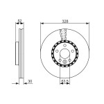 BOSCH Bremsscheibe