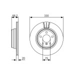BOSCH Bremsscheibe