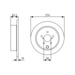 BOSCH Bremsscheibe
