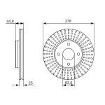 BOSCH Bremsscheibe