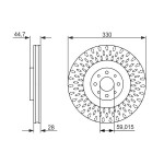 BOSCH Bremsscheibe