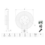 BOSCH Bremsscheibe