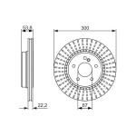BOSCH Bremsscheibe