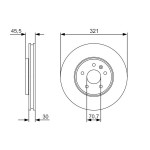 BOSCH Bremsscheibe