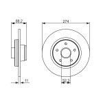 BOSCH Bremsscheibe