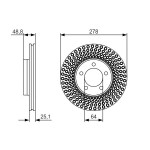 BOSCH Bremsscheibe