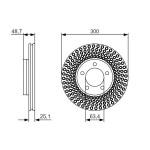 BOSCH Bremsscheibe