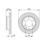 BOSCH Bremsscheibe