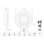 BOSCH Bremsscheibe