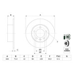 BOSCH Bremsscheibe