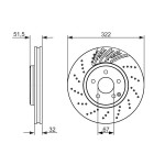 BOSCH Bremsscheibe