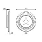 BOSCH Bremsscheibe