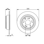 BOSCH Bremsscheibe