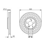 BOSCH Bremsscheibe