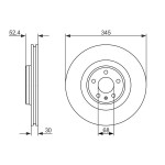 BOSCH Bremsscheibe