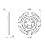 BOSCH Bremsscheibe