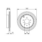 BOSCH Bremsscheibe