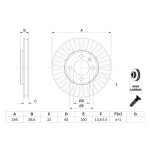 BOSCH Bremsscheibe