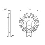 BOSCH Bremsscheibe