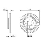 BOSCH Bremsscheibe