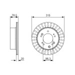 BOSCH Bremsscheibe