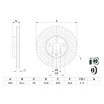 BOSCH Bremsscheibe