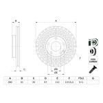BOSCH Bremsscheibe