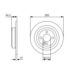 BOSCH Bremsscheibe