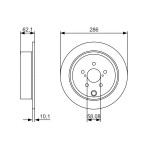 BOSCH Bremsscheibe