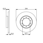 BOSCH Bremsscheibe