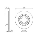 BOSCH Bremsscheibe