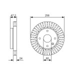 BOSCH Bremsscheibe