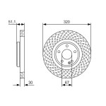 BOSCH Bremsscheibe