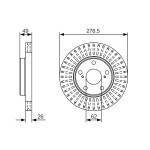 BOSCH Bremsscheibe