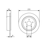 BOSCH Bremsscheibe