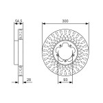 BOSCH Bremsscheibe