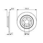 BOSCH Bremsscheibe