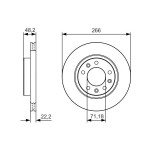 BOSCH Bremsscheibe