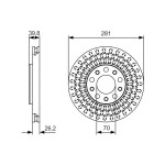 BOSCH Bremsscheibe